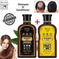 200ml HELLSE PROFESSIONAL Old Ginger King Shampoo Conditioner Anti Hair Loss Dandruff Scalp Care Syampu Rambut Gugur