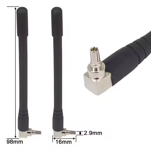 2pcs 3dbi 4G Antenna CRC9 Antenna CRC9 Male for Huawei modem E3372 EC315 EC820 E355 E353