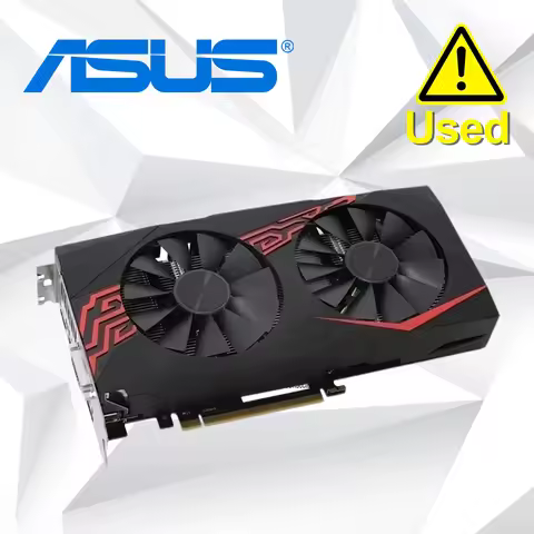 ASUS GeForce GTX 1060 6GB Dual-Fan OC Edition VR Ready Dual HDMI DP 1.4 Gaming Graphics Card
