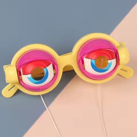 Plastic Adult Pranks Party Party Eyewear Crazy Blink Crazy Eyes Props Funny Glasses