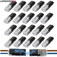 LEMONTREE Wire Terminals, Double Wire 2 Pin Way Plug Quick Connector, Waterproof Wire Connectors