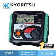 KYORITSU 3005A 600V-1000V Digital Insulation / Continuity Tester