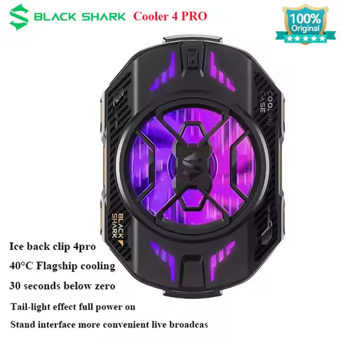 Original Black Shark Newest Version Cooler 4 Pro Fast Phone Cooler For iphone 15/ROG 7/Nubia Redmagi