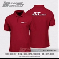 T-shirt kaos baju kerah polo shirt JNT J&T EXPRESS logistik