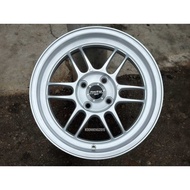 New Car Sport Rim ENKEI RPF1 Wheels 15x7J 4x100 ET35 Silver - Ready Stock