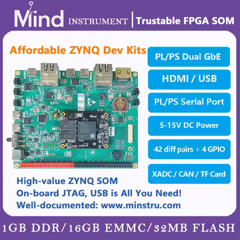 Xilinx FPGA ZYNQ7020 Development Board Kits with JTAG & ZYNQ SOM