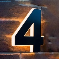 SEVENHOME3E Illuminated House Number Sign, 12V Power Waterproof LED House Number Light, Decor Easy I