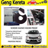 (4 Doors) Proton Preve SCHEME SILENCE (Double D) DIY Air Tight Sound Proof