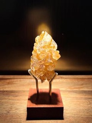 ✨ PAKISTAN SKELETAL HERKIMER DIAMOND QUARTZ 收藏級巴基斯坦黃泥骸骨閃靈鑽  K6015