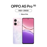 [New] OPPO A5 Pro 5G (8+256G) ดีไซน์สวย ทนทาน AI LinkBoost กันน้ำ/กันฝุ่น IP69 กล้อง 50 MP ชาร์จไว 4