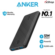Anker PowerCore Slim 10000mAh Power Bank Fast Charge Powerbank Portable Charger High-Speed PowerIQ Charging Technology (A1247)