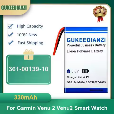Battery For Garmin Forerunner 945 Venu 2 Venu2 Smart Watch Vivoactive HR GPS Smartwatch 361-00090-00