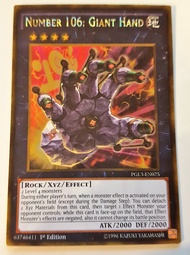 Yu-Gi-Oh! - Number 106: Giant Hand (PGL3-EN075) - Premium Gold: Infinite Gold - 1st Edition - Gold R