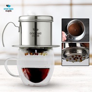 One Two Cups Vietnam Drip Coffee Filter Screw Coffee Filter 250ml 8Q - Vietnam Drip Coffee Brewing T