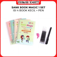 SANK BOOK MAGIC 1 SET CONTAINS 4 SMALL BOOKS + PEN