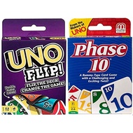Uno Phase 10 & Uno Flip 2 Pack