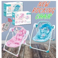 [READY STOK] New Auto Baby Rocking Chair Swing Rocker With Remote Control & Mosquito Net/Buai Bayi