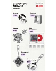 BTS POP-UP: ARIRANG MD代購 BTS代購 BTS手燈 BTS周邊