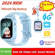 Kids 4G Video Call Chat Smart Watch Student 1.83" Waterproof GPS WIFI LBS Location 700Mah Battery Calculator Children Smartwatch