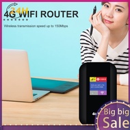 [infinisteed.sg] 4G WiFi Router 150Mbps Pocket WiFi Router 2100mAh MiFi Modem with Sim Card Slot