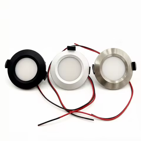 DC 12V LED Small Ceiling Lamp. Power Range: 1 Watt to 3 Watts. Embedded Spot Lamp, Suitable for Outd