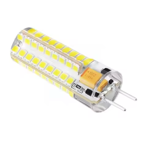 1pc G4 G5.3 GY6.35 LED Corn Bulb SMD2835 72 LEDS 7W Dimmable 12v 3000k 6000k Bedside Reading Lamp Cr