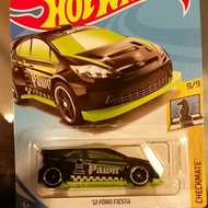 Hot Wheels CHECKMATE '12 FORD FIESTA 9/9  (BLACK )