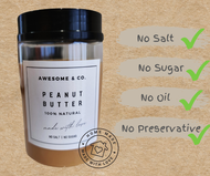 Awesome & Co. Nut Butter - Homemade Pure Peanut Butter (No Salt No Sugar No oil No Preservative)  40