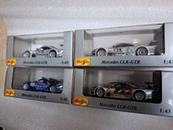 Maisto Mercedes CLK-GTR 1:43 模型車 4架