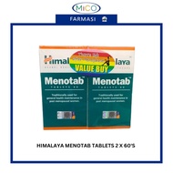 (POST MENOPOUSAL WOMEN) HIMALAYA MENOTAB TABLETS 2 X 60'S - [EXP: - ]