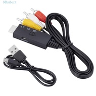 HUBERT HDMI To AV Cable, AV To HDMI HDMI To AV AV To HDMI Cable, 1080P 1m(39.37in) AV Adapter Cable 