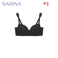 Sabina Modern V Collection Push Up Lv3 Wireless Bra Black Model SBXI1300BK