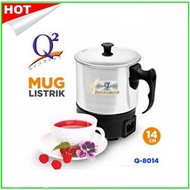 Q2 Water Heater Kettle, Electric Kettle, Electric Mug 14cm (8014)