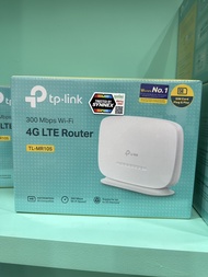 TP-Link TL-MR105 เราเตอร์ใส่ซิม 300 Mbps Wireless N 4G LTE Router รองรับ 4G ทุกเครือข่าย แชร์อินเทอร์เน็ตได้สูงสุด 32 อุปกรณ์ ด้วยความเร็วสูง 150 Mbps มาพร้อม 2 เสาสัญญาณภายในอันทรงประสิทธิภาพ