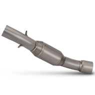 Titanium for kawasaki ZX6R Motorcycle Exhaust Contact Middle Link Pipe Slip on Exhaust ZX 6R ZX-6R 2