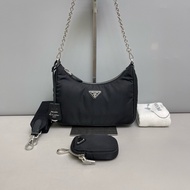 Prada Hobo 三合一 黑色尼龍
