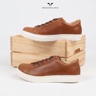 Moonlife Life sneaker II รองเท้าหนังวัวแท้ รองเท้าสนีกเกอร์