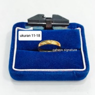 Ring Unisex 925 Silver Gold Plated Wedding Ring