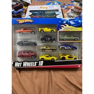 Hot Wheels 10 Pack Custom 64 Galaxie, Ferrari FXX, Ferrari 288 GTO, Pontiac GTO, Pass n Gasser, Impa