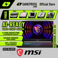 MSI Katana A15 AI Gaming Laptop — Sharp Combat Ready — RTX 4050 - 15.6" 144Hz - Ryzen 7 - 16GB - 1TB