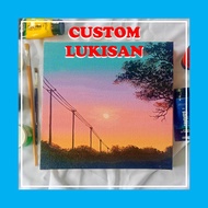 Lukisan Custom Asli Hasil Buatan Tangan