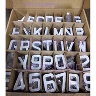 5MM Car Number plate / Nombor Plate kereta (WHITE CRYSTAL 40x60x5mm) 车牌号码