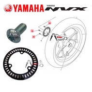 NVX 155 / NMAX / XMAX DISC / PLATE ROTOR & SCREW (ABS SENSOR DISC) 💯 ORIGINAL YAMAHA- 2DP-F517G-00 /
