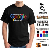 INDONESIAN GOOGLE ADSENSE T-SHIRT, QUALITY COMBED COTTON T-SHIRT