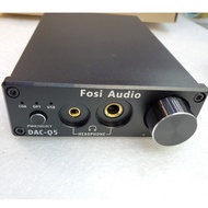 Fosi Audio DAC-Q5 HiFi 2.0 Digital Mini Stereo Audio Decoder DAC Input USB/Coaxial/Optical Output