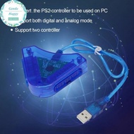 GentleHappy USB Dual Player Converter Adapter Cable For PS2 USB Game Controller .