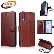 HP Samsung A10 A20 A30 A50 A70 A80 Leather Case Magnet Button Card Slot Cover Wallet Wallet Stand Le