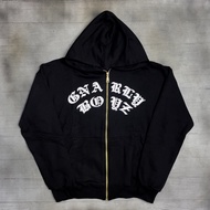 Gnarly Club Zip Hoodie - Boys | Hoodie Black Original Merchandise
