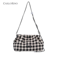 Carlo Rino Black Carla Baguette Bag