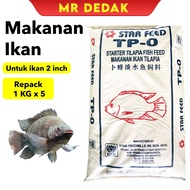 [5KG] [TP-0] Dedak Ikan Talapia &amp; Ikan Air Tawar | Makanan Ikan | Fish Food | FIsh Feed | Dedak Talapia/Puyu/Koi/Sepat